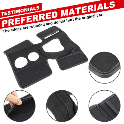 Suede Cloth Center Console Gear Shift Trim Cover For Hummer H3 2005-2009 US 12