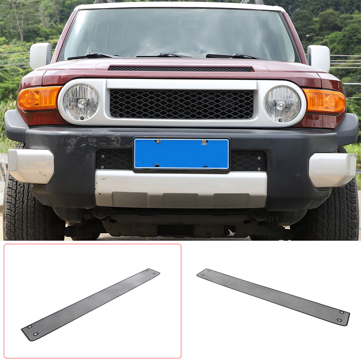 Front Mesh Lower Grille Grid Insert Net Screen For Toyota FJ Cruiser 07-21 US 9