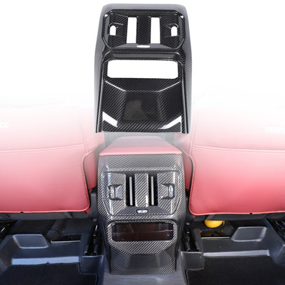 Real Carbon Fiber Rear Air Conditioning Vent Trim Cover For BMW X3 G45 2025+ 17