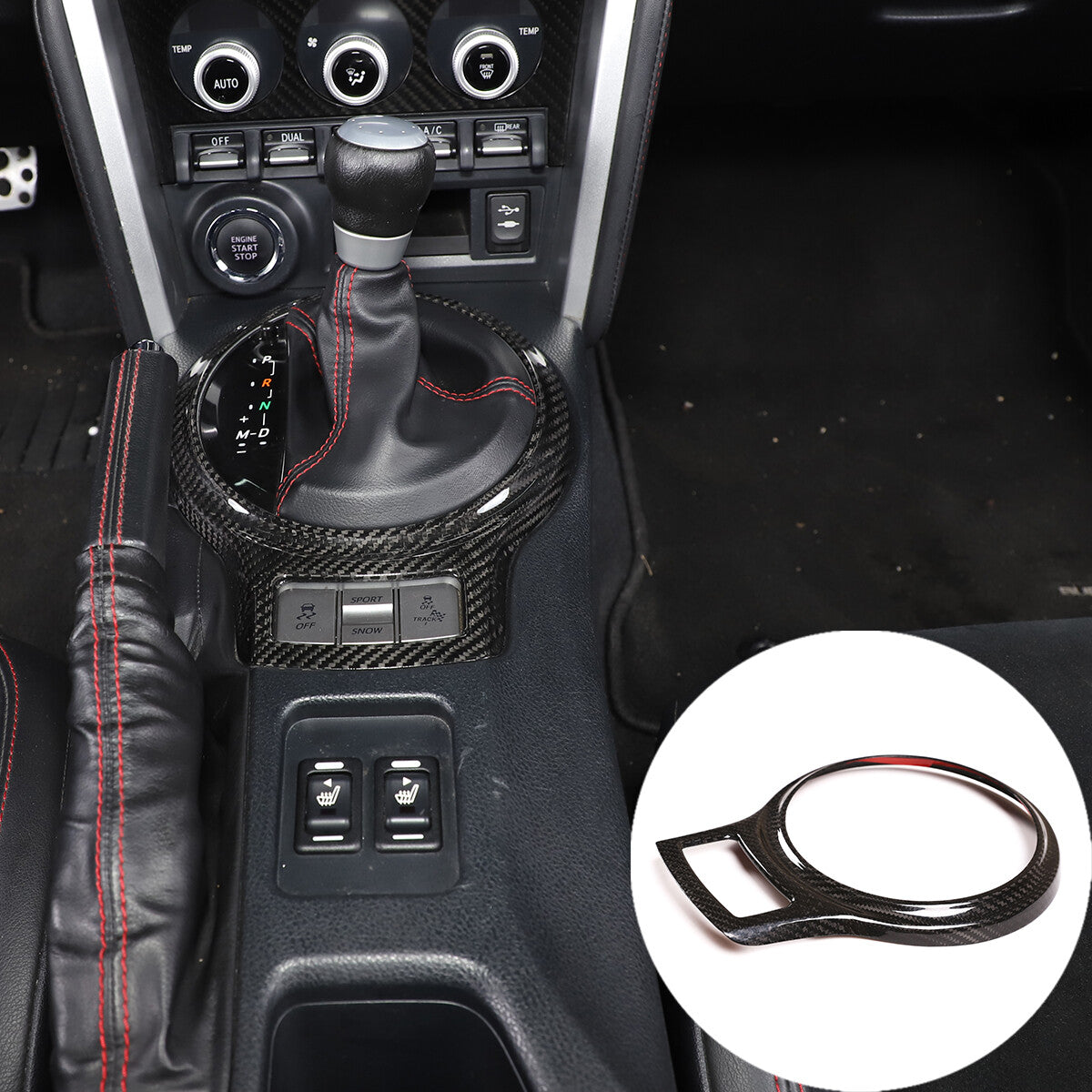 Real Carbon Fiber Interior Center Trim Set For Toyota 86 Subaru BRZ 2012-2020 77