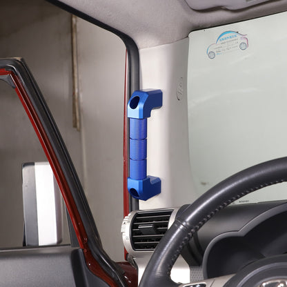 Blue A-pillar Handle Replacement Trim For 2007-2021 Toyota FJ Cruiser 2