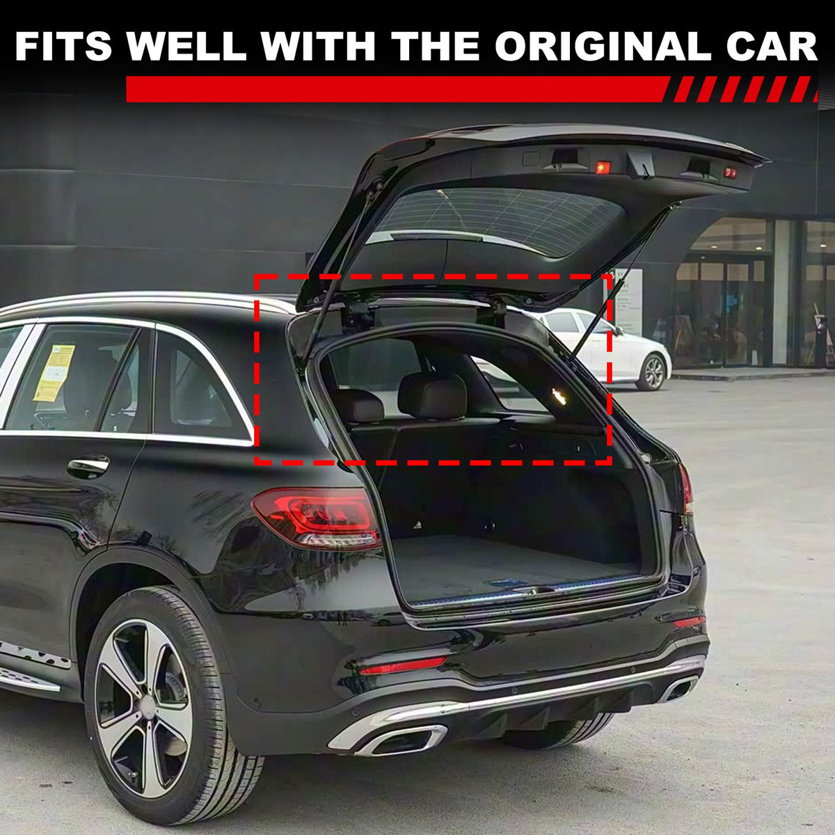 Rear Trunk Cargo Organizer Isolation Storage Net For Benz GLC X253 2016-2022 US 2