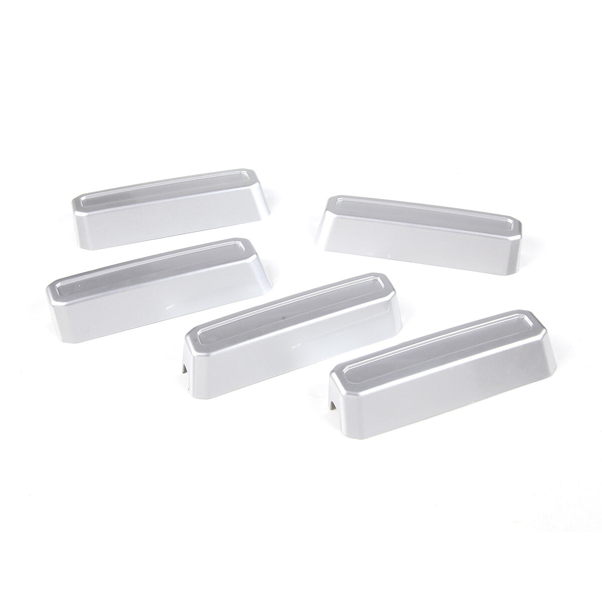 ABS Silver Front Hood Grill Cover Bonnet Trim fits For Ford Maverick 2022-23 8