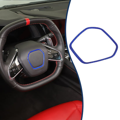 Blue Real Carbon Fiber Full Interior Set Decor Trim Kit for Corvette C8 20-25 - Variants 21-25 21