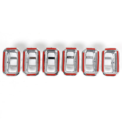 Silver Chrome Exterior Door Handle Mirror Hood Vent Trim Kit For Hummer H2 03-09 134