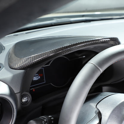 Real Carbon Fiber Interior Dashboard Cover Trim For Toyotaa Subaru BRZ 2022 10