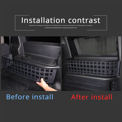 Alloy Trunk Left + Right Side Storage Tray Bracket For Hummer H2 2003-2007 US 4