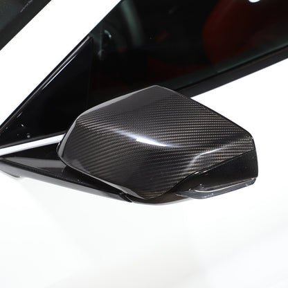 Real Carbon Fiber Full Exterior Set Decor Cover Trim Kit For Corvette C8 2020-26 12