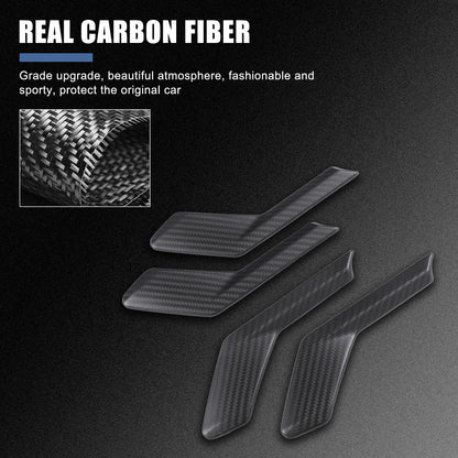 Matte Real Carbon Fiber Inner Door Handle Cover Trim For BMW 5 Series G60 2024+ 11