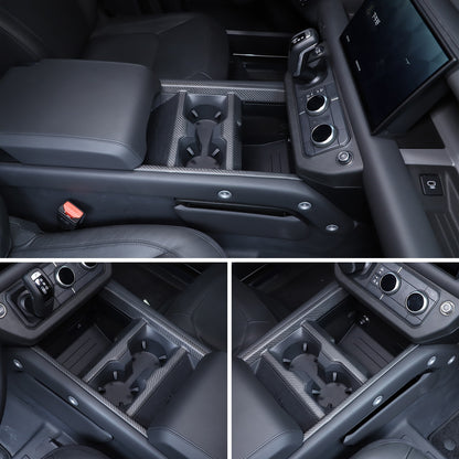 ABS Carbon Fiber Center Console Gear Frame Trim For LR Defender L663 2025+ US 4