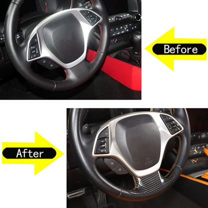 Real Dry Carbon Fiber Interior Center Full Trim Set Kit For Corvette C7 2014-19 134