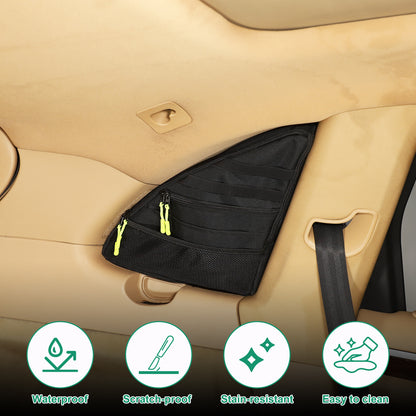 Rear Trunk Left Side Storage Bag Organizer For Porsche Cayenne 958 2011-2017 5