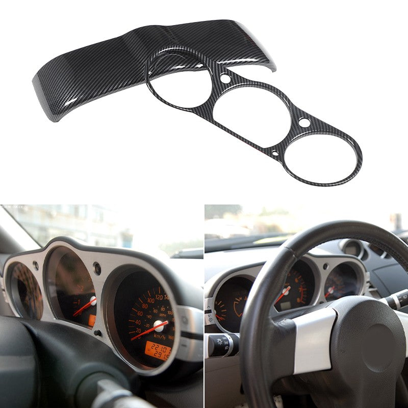 ABS Carbon Fiber Dashboard Instrument Top Trim For Nissan 350Z Z33 2003-06 US 15