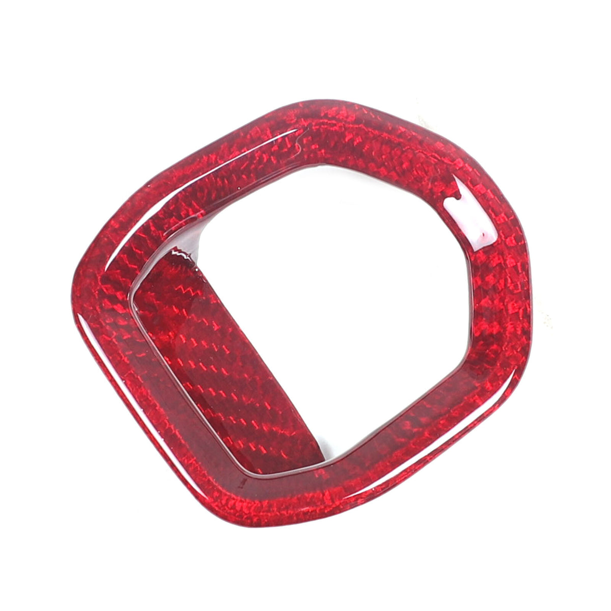 Red Real Carbon Electronic Handbrake Switch Cover Trim for Lotus EMIRA 21-25 6
