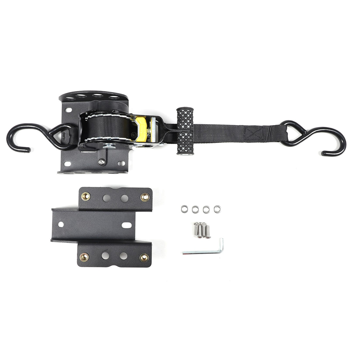 Carbon Steel Truck Bed Tie Down Ratchet Strap Trim For Ford Ranger T9 2023+ 11