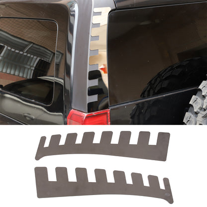 REAR UPPER PILLAR COVER TRIM GUARD STEEL FOR 2006-2010 HUMMER H3 3