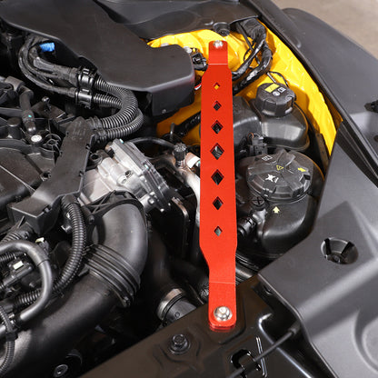 Red Alloy Front Power Brace Strut Tower Bar for Toyota Supra GR A90 19-24 US 4