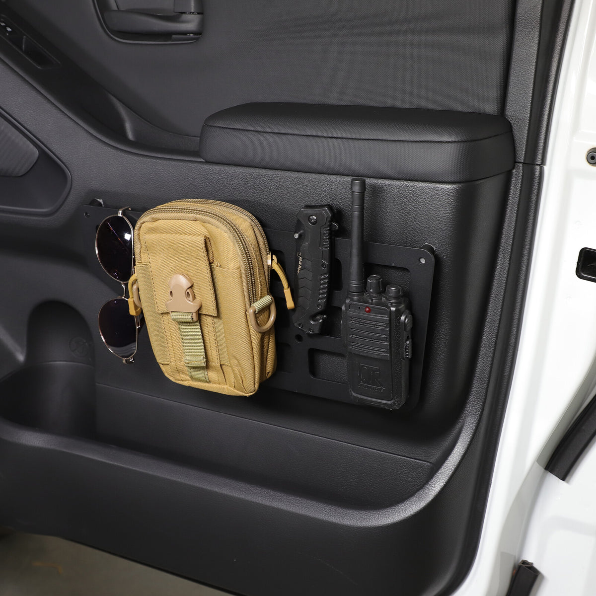 Off road Front Door Pocket Molle Panel For Nissan Frontier D41 2022+ 17
