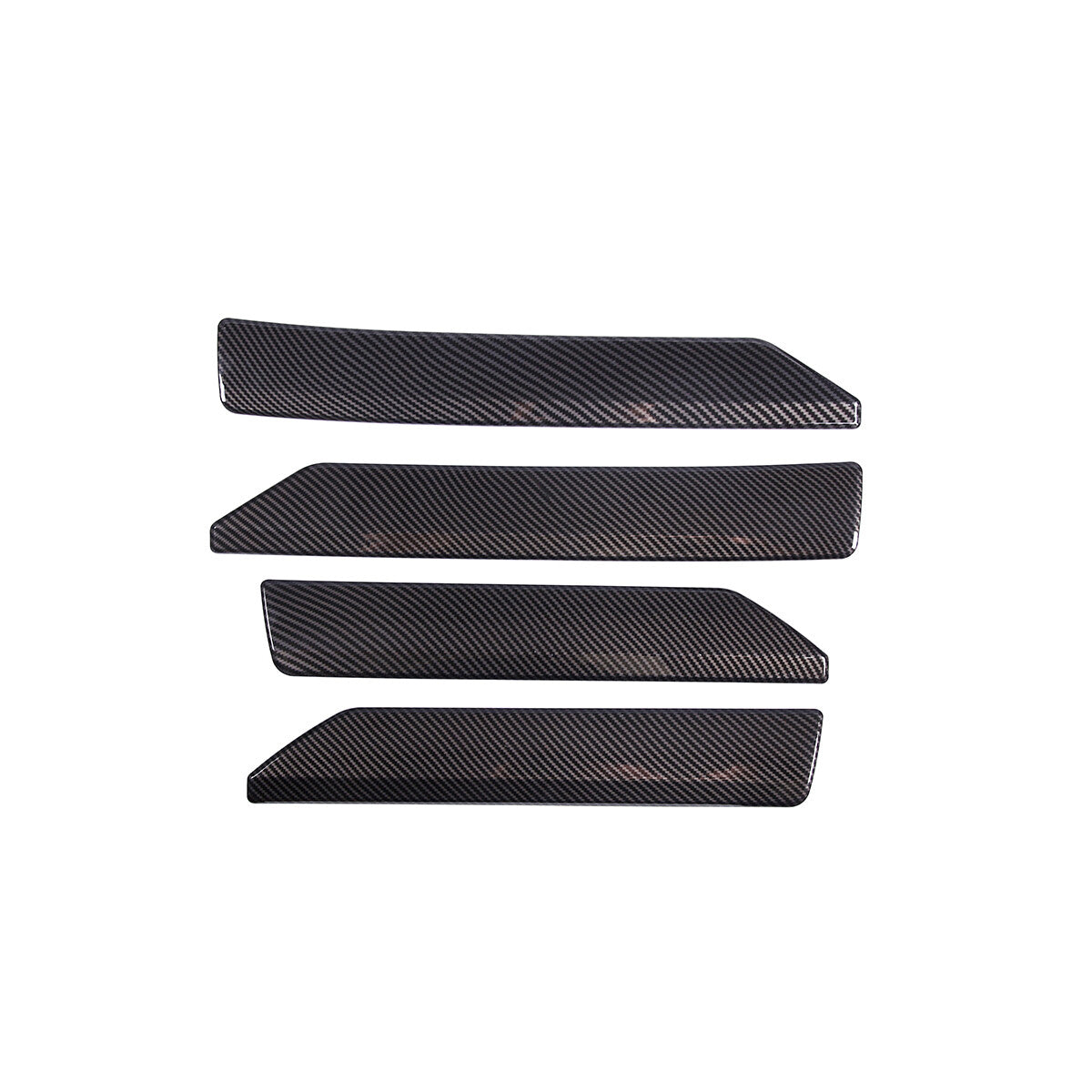 ABS Carbon Fiber 4-Door Panel Trim Cover for 2014-2021 Toyota Tun-dra 10