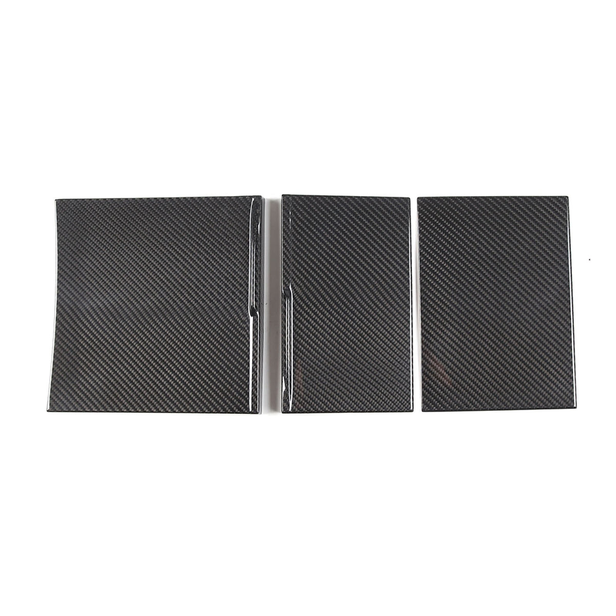 Real Dry Carbon Fiber Center Console Interior Trim Cover For Tesla Model 3 2023+ 41