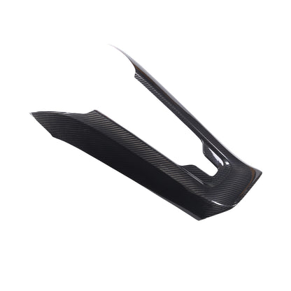 Real Carbon Fiber Waterfall Center Wireless Charger Cover For Corvette C8 20-26 16