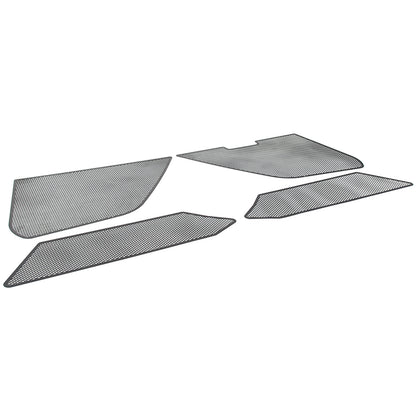 Front Grill Guard Side Vent Intake Mesh Grille Insert For Corvette C8 2020-26 10
