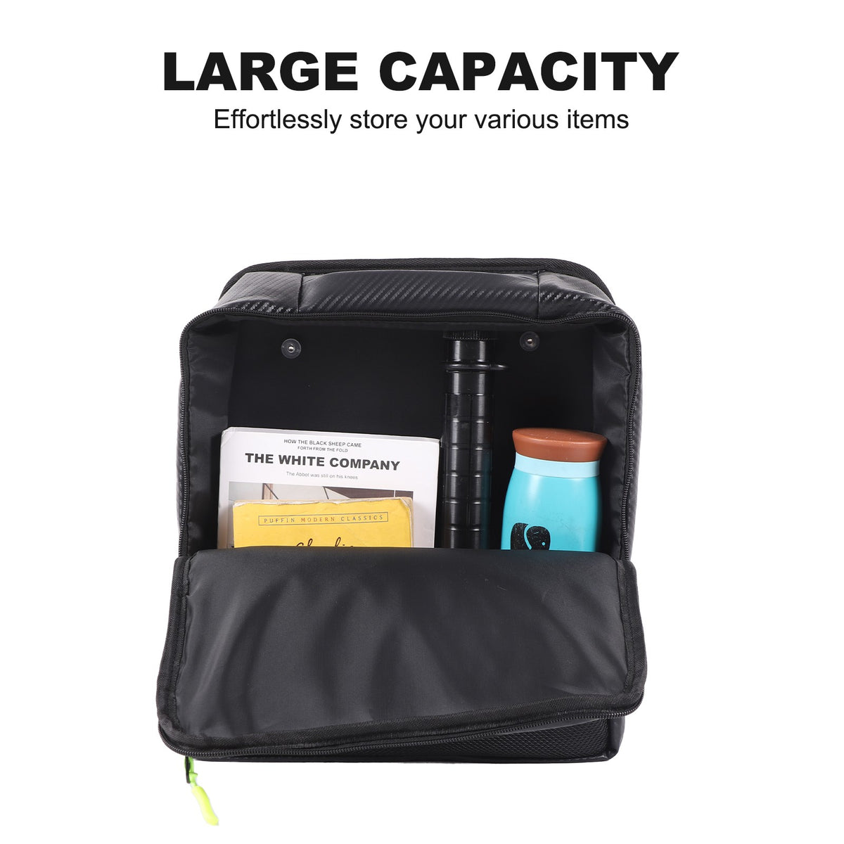 Carbon Fiber Pattern Trunk Side Window Bag For LR Defender 110 L663 2020+ 3