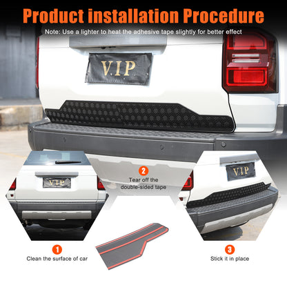 Rear Trunk Tailgate Anti-Scratch Trim Strip For Toyota Land Cruiser LC250 24+ 13