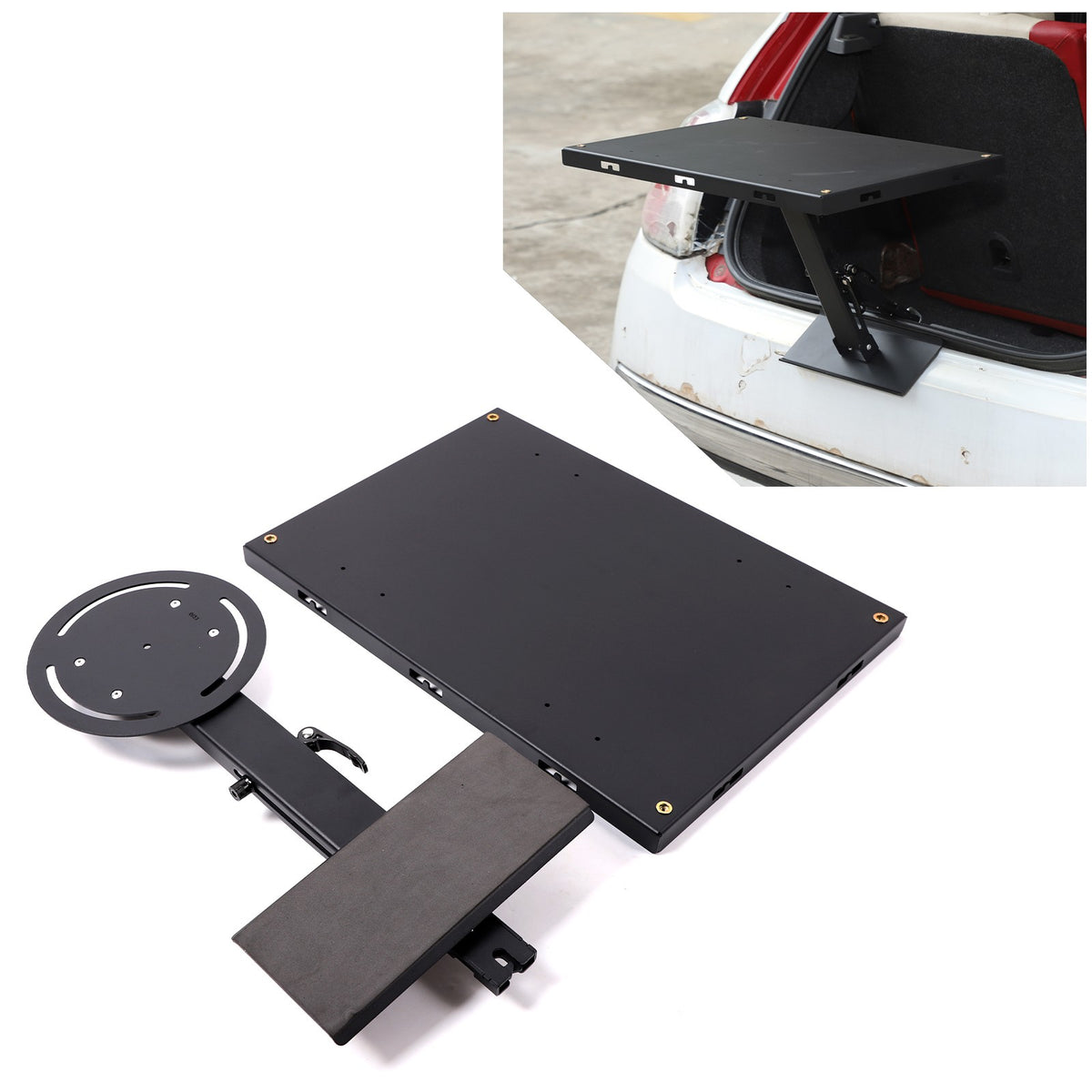 Car Camping Portable Trunk Lock Latch Table For Fiat 500 2009-2015 18