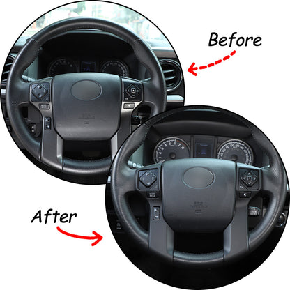 Matte Black Interior Center Console Trim Cover Kit Set For Toyota Tundra 14-21 - Styles 1-5 44