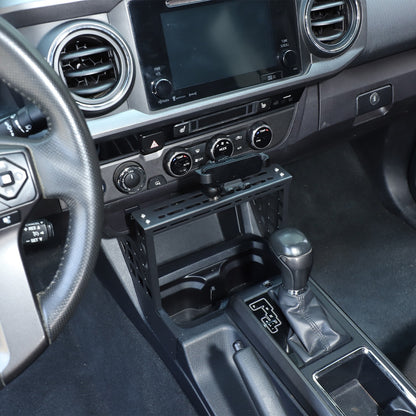 Center Multifunctional Expanding Phone Mount Bracket For Toyota Tacoma 2016-2022 17
