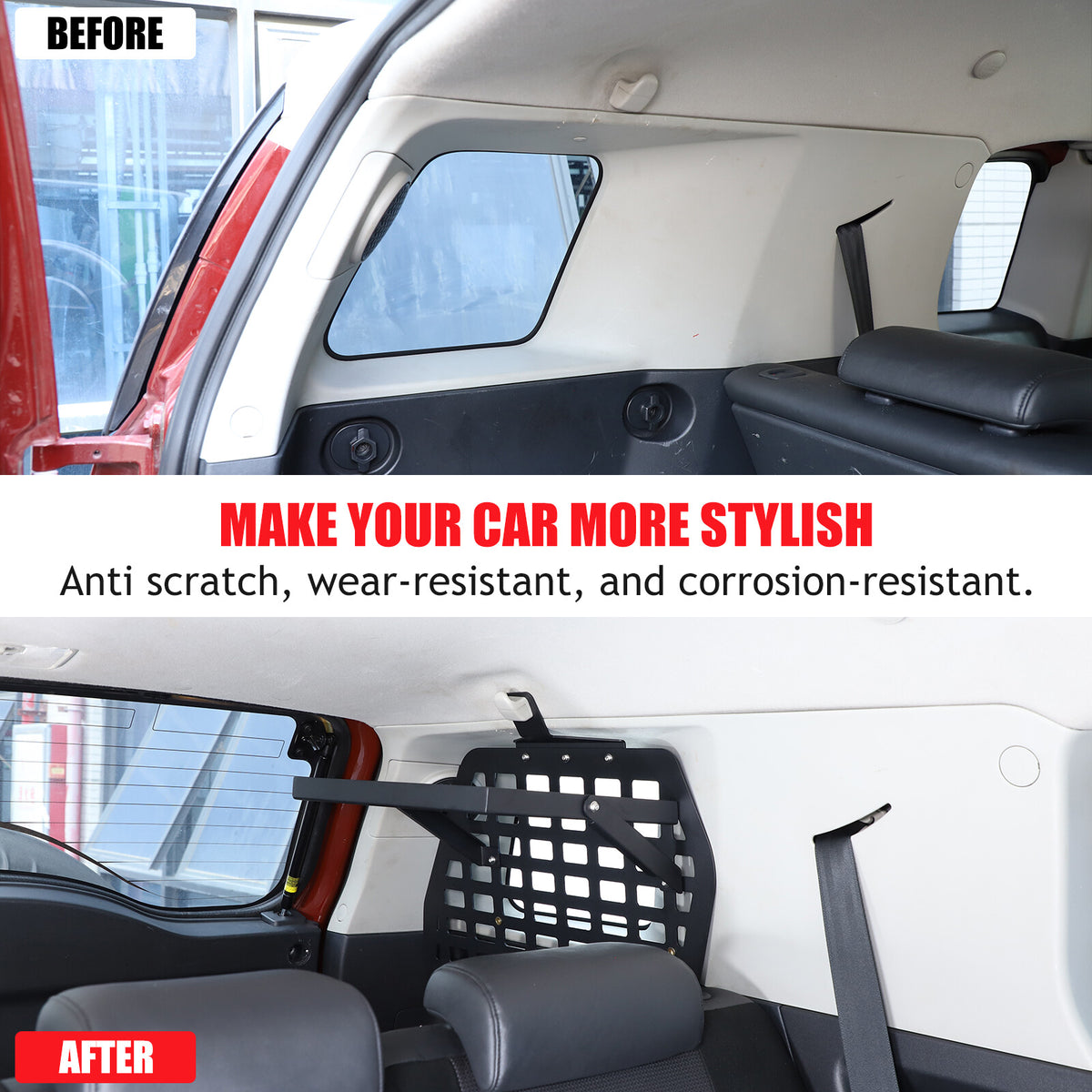 Trunk Left Side Window Cargo Molle Panels For Toyota FJ Cruiser 2007-21 US 9