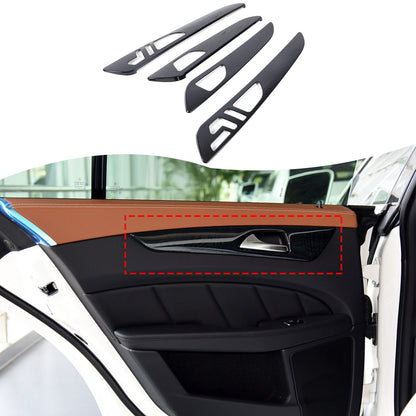 Glossy Black Car Interior Door Panel Cover Trim For Benz GLE GLS ML GL 13-19 US 6