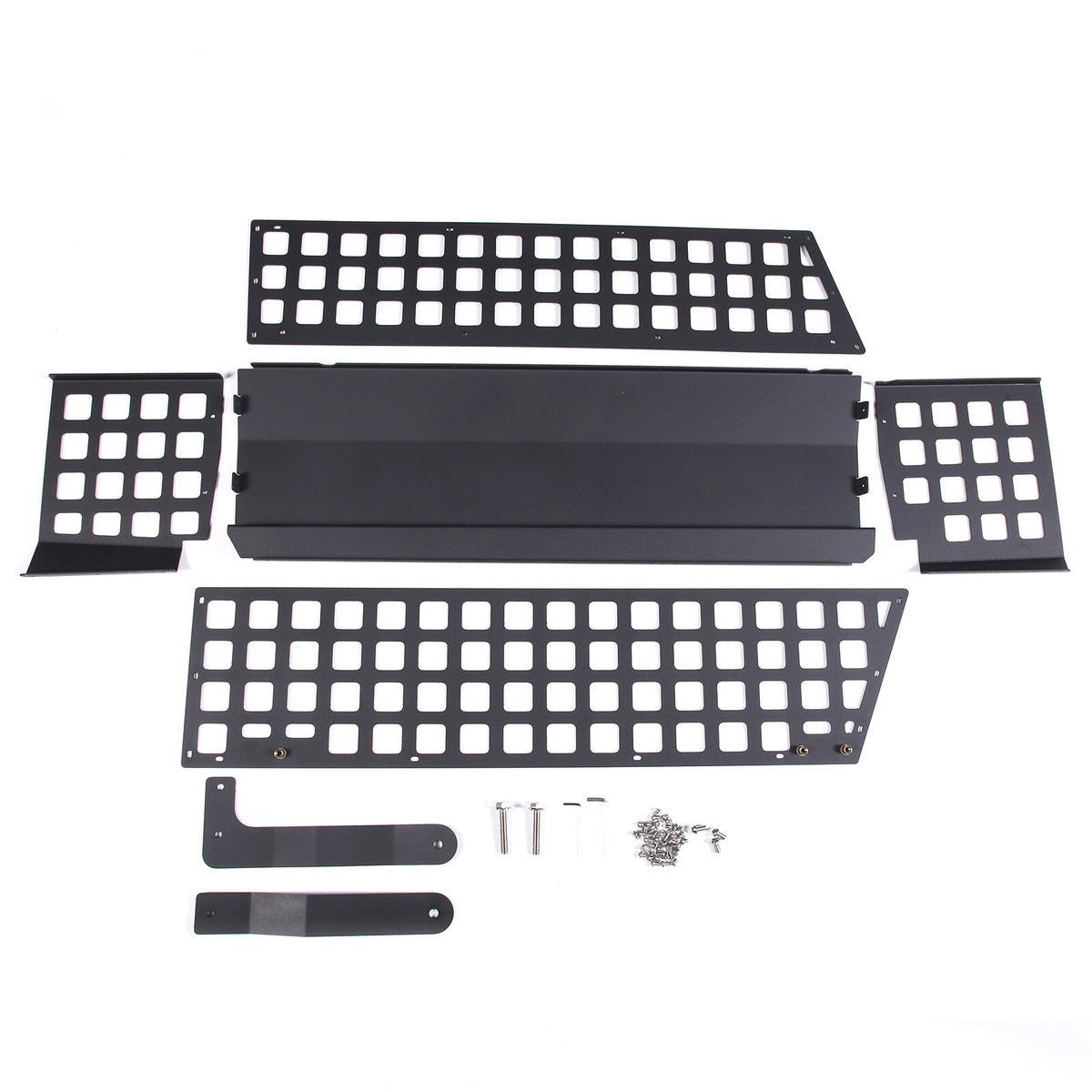 Black Alloy Trunk Left Side Storage Basket Trim Tray For Benz G-Class 2004-2018 14