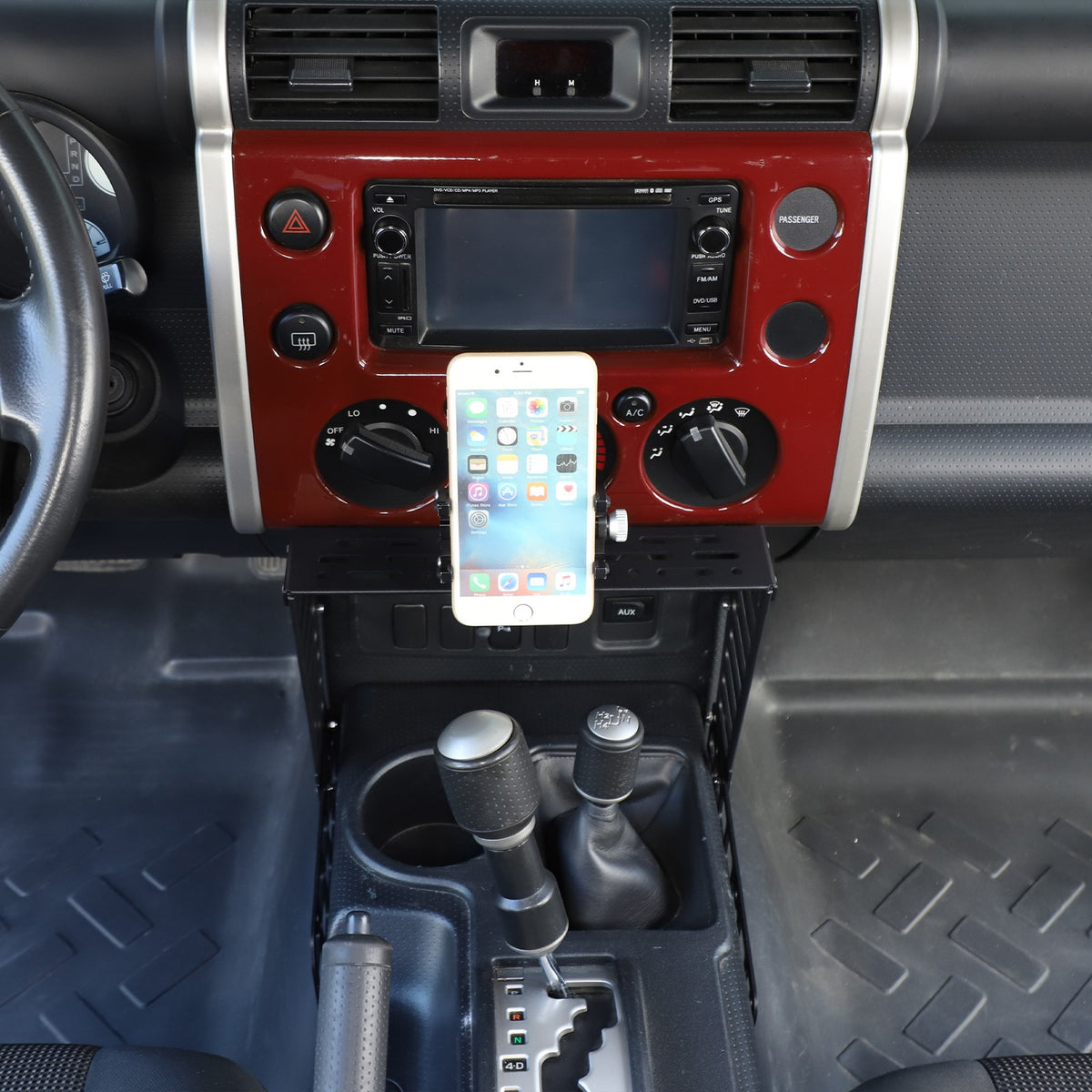 Off Road Center Console Molle Panel Device Mount For Toyota FJ Cruiser 07-21 15