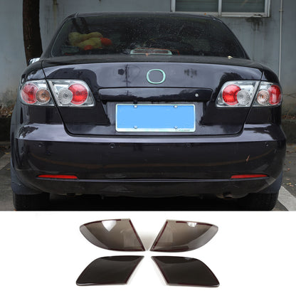 Smoked Black Tail Light Lamp Guard Cover Trim Bezels for Mazda 6 GG 2004~2008 21