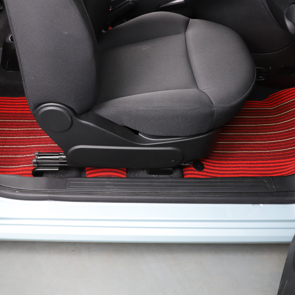 2PCS/Set Car Floor Mats Cargo Carpets Foot Pads For Fiat 500 2016-2021 11