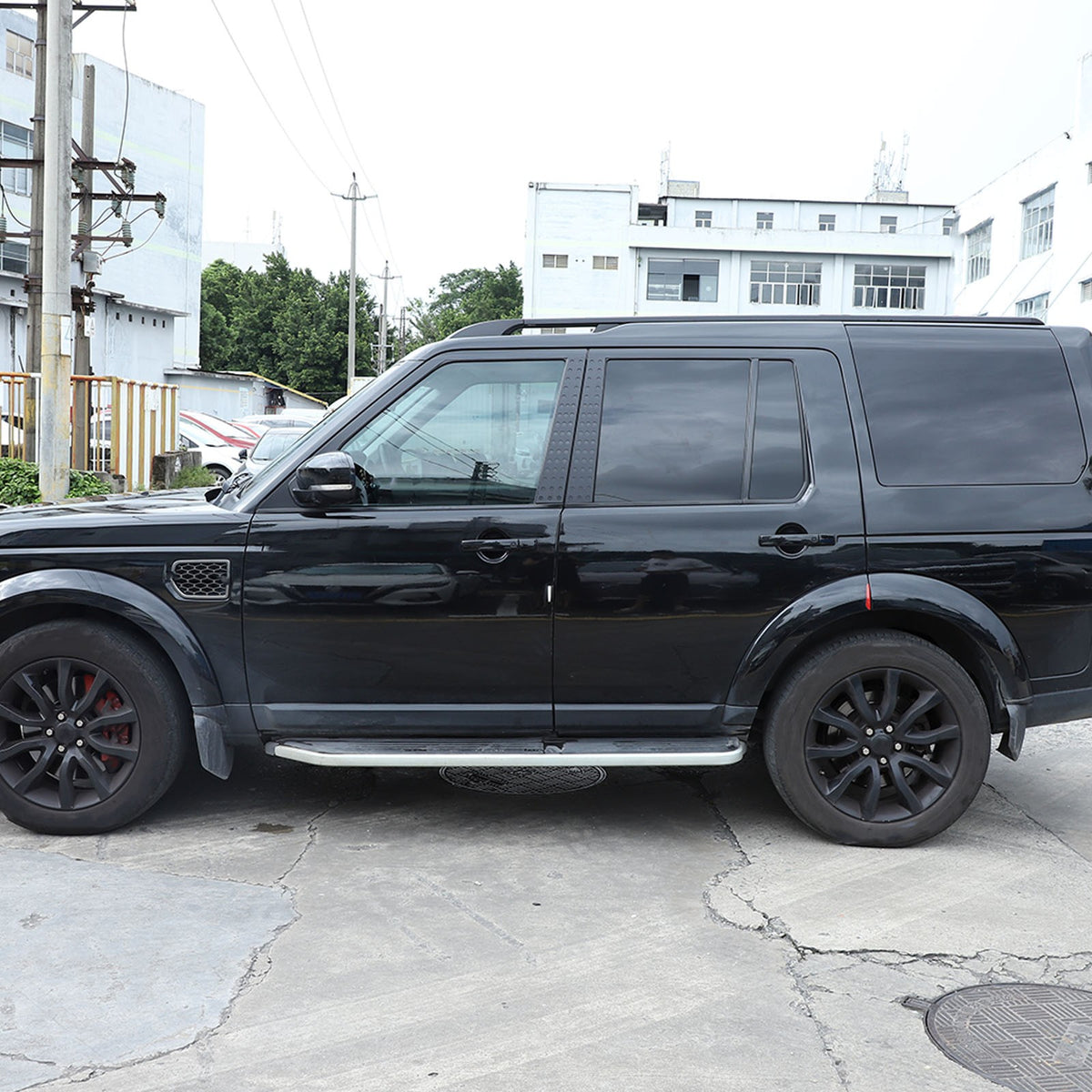 Black Alloy Window Center Pillar Trim Panel For Land Rover Discovery 3&4 04-16 7