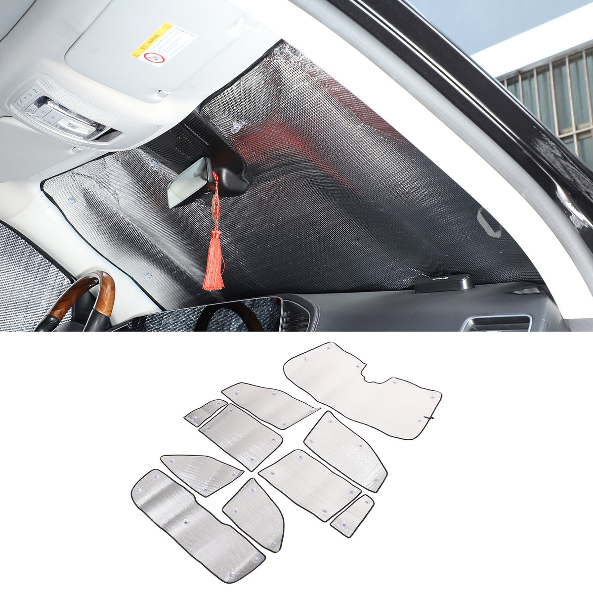 Car Full Window Sunshade Cover Shades Sun Visor For Benz GLS X167 20-24 US 23