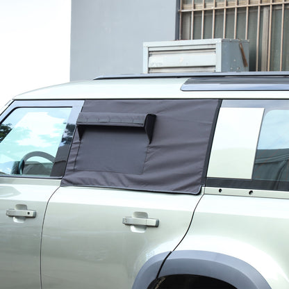 Rear Door Window Sun Shade Cover For Land Rover Defender L663 2020+ 15