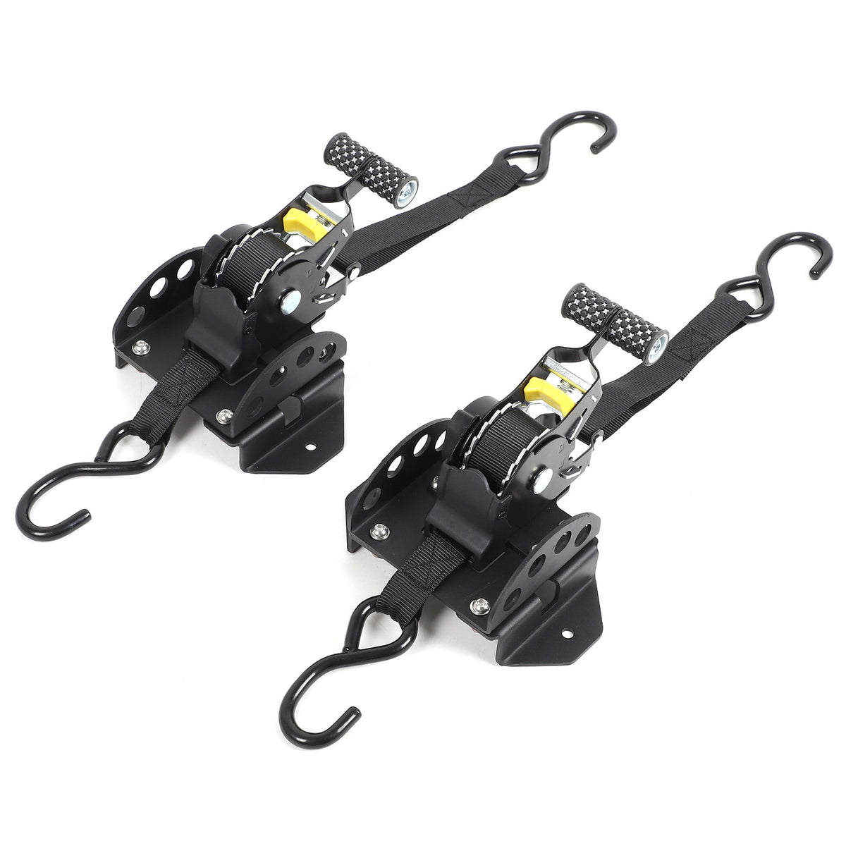 Retractable Truck Bed Tie-Down Ratchet Straps For Toyota Tacoma/Tundra US 13