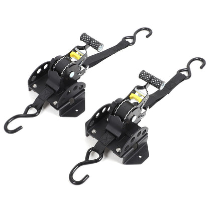 Retractable Truck Bed Tie-Down Ratchet Straps For Toyota Tacoma/Tundra US 13