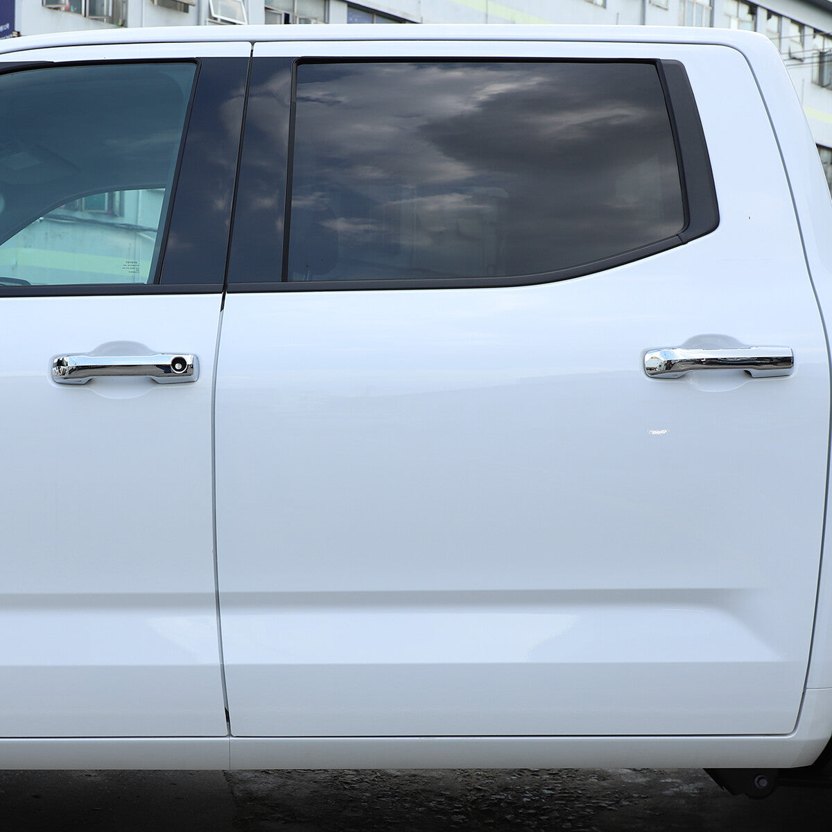 Chrome Side Mirror + Door Handle Covers Molding Trim for Toyota Tundra 2022-26 3