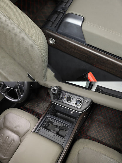 Replace ABS Oak Grain Center Console Gear Side Trim For LR Defender 2020-24 10