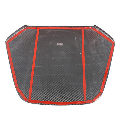 Red Real Carbon Fiber Center Navigation Screen Trim For Subaru Crosstrek GU 24+ 13