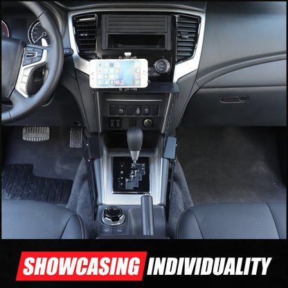 Off Road Molle Panel Digital Device Mount For Mitsubishi L200 Triton 19-23 3