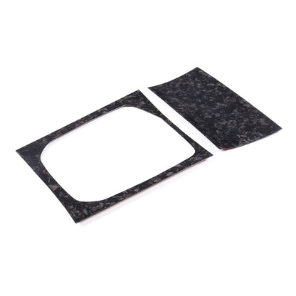 Forged Carbon Fiber Car Gear Shift Panel Decor Cover Trim For BMW 8 Series 19-22 4