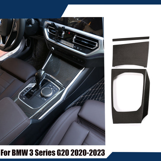 Real Carbon Fiber Center Console Trim For BMW 330i 430i G20 G21 G22 20-26 US 1