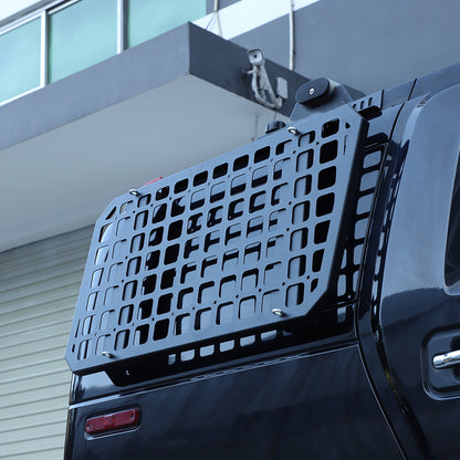 Alloy Rear Roof Climbing Ladder Rack Window Molle Panel For Hummer H2 2003-09 59