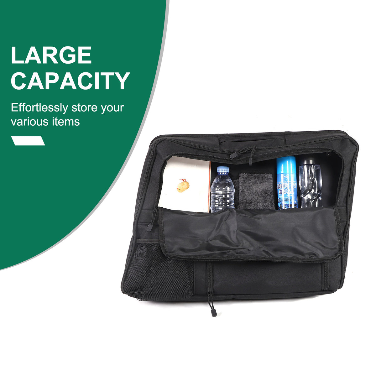 Car Trunk Left Side Window Storage Bag Tool Bag For Mercedes Benz G-Class 04-18 6